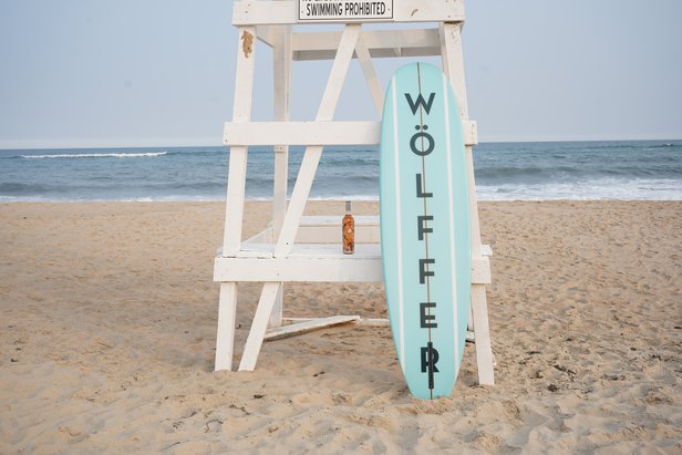 Wolffer Surfboard at Beach