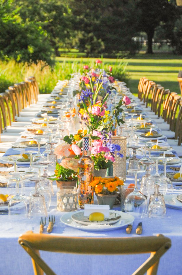 Summer in a Bottle Provence Tablescape